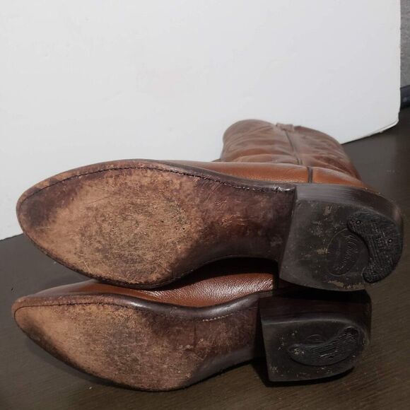 J. Chisholm 70134 Brown Leather Western Men Boots 12В main image 13